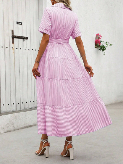 Frenchy Women Summer Short Sleeve Casual Dress shein