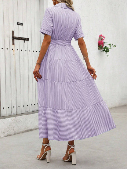 Frenchy Women Summer Short Sleeve Casual Dress shein