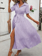 Frenchy Women Short Sleeve Casual Dress shein