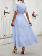 Frenchy Women Short Sleeve Casual Dress shein