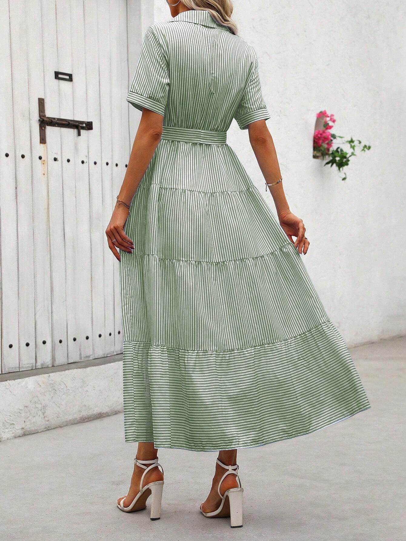 Frenchy Women Summer Short Sleeve Casual Dress shein