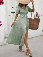 Frenchy Women Short Sleeve Casual Dress shein