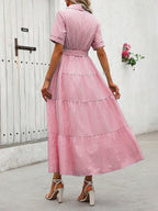 Frenchy Women Short Sleeve Casual Dress shein