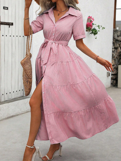 Frenchy Women Summer Short Sleeve Casual Dress shein