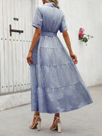 Frenchy Women Short Sleeve Casual Dress shein