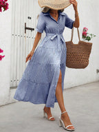 Frenchy Women Short Sleeve Casual Dress shein