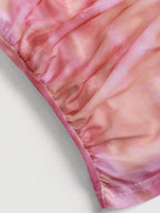 AZ Tie Dye Ruched Tank Top shein