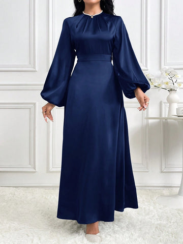AZ Lantern Sleeve Dress
