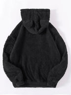 Unity Drop Shoulder 3D Ear Teddy Hoodie