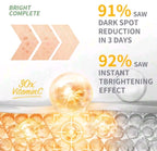 Garnier Brightening And Moisturizing Essence, 30ml, Instantly Whitens, Vitamin C30, Niacinamide, Fade Acne Marks, Dark Spots, Deep Hydrating Effect Garnier