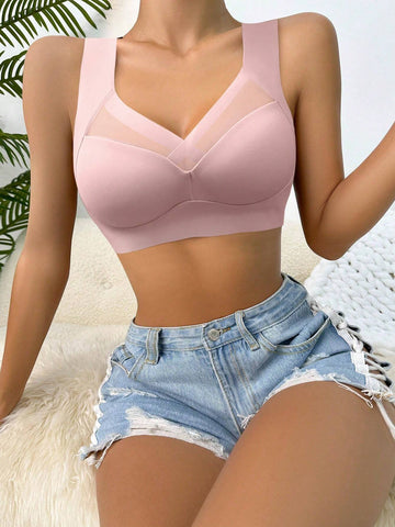 Seamless Wireless Underwear,Sexy Push-Up Bra,Sports Bra shein