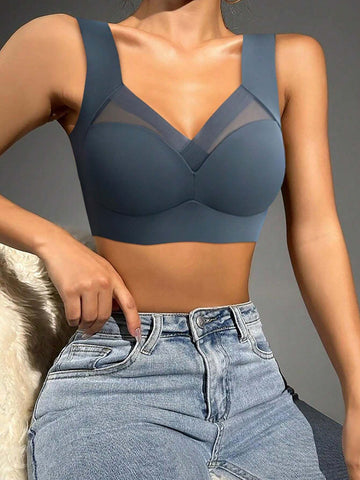 Seamless Wireless Underwear,Sexy Push-Up Bra,Sports Bra shein