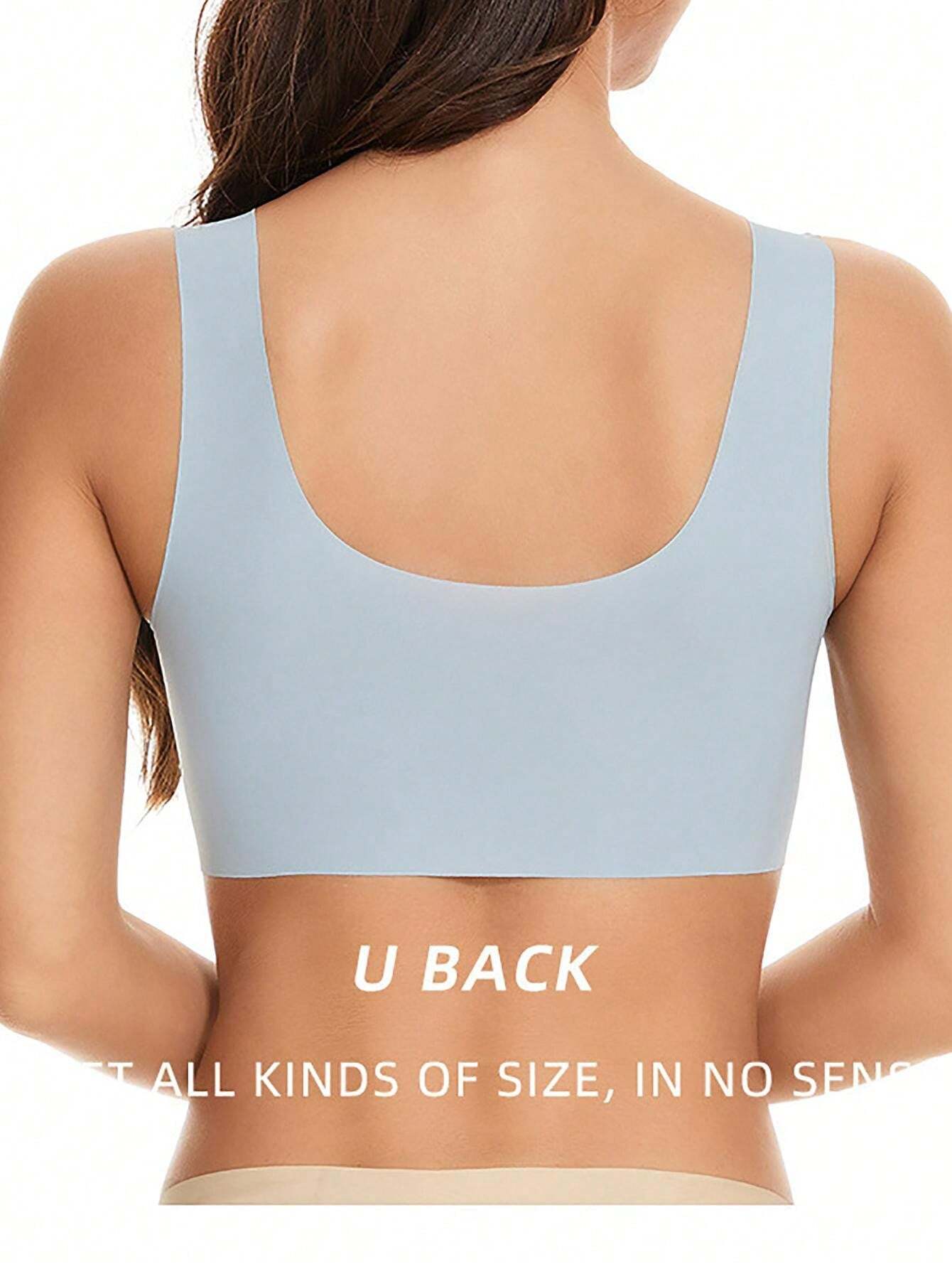 Seamless Wireless Underwear,Sexy Push-Up Bra,Sports Bra shein