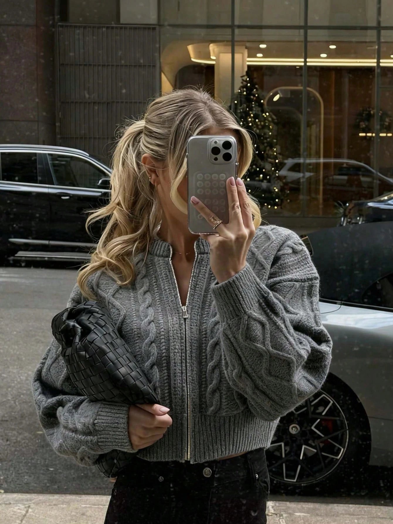 Women's New Zip Casual Knit Cardigan