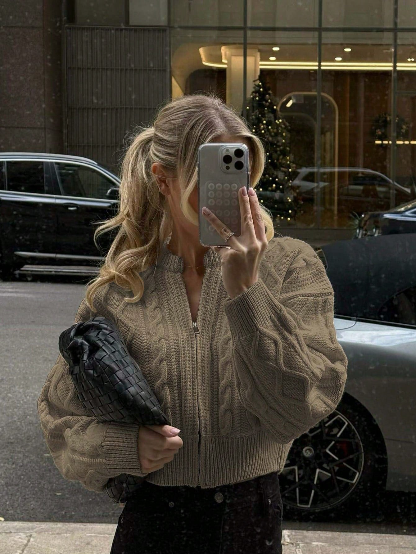 Women's New Zip Casual Knit Cardigan