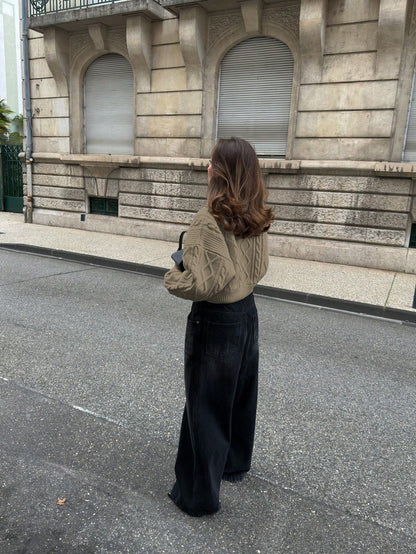 Women's New Zip Casual Knit Cardigan