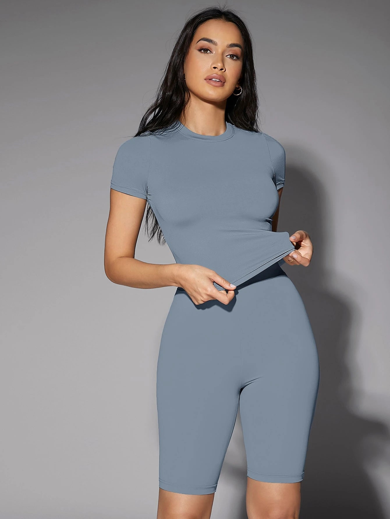 Silquee Solid Fitted Tee