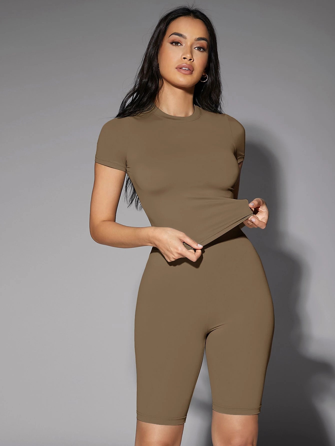 Silquee Solid Fitted Tee