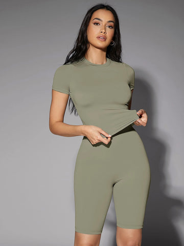 Silquee Solid Fitted Tee