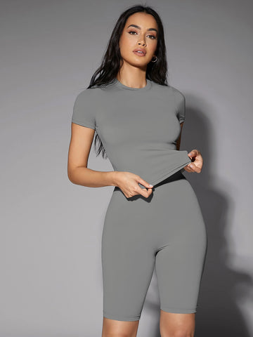 Silquee Solid Fitted Tee