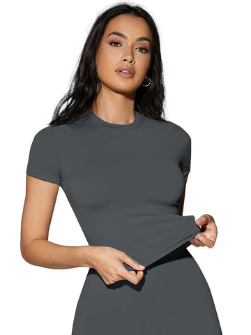 Silquee Solid Fitted Tee
