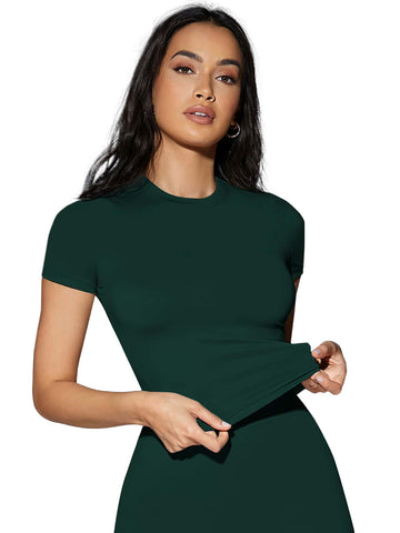 Silquee Solid Fitted Tee
