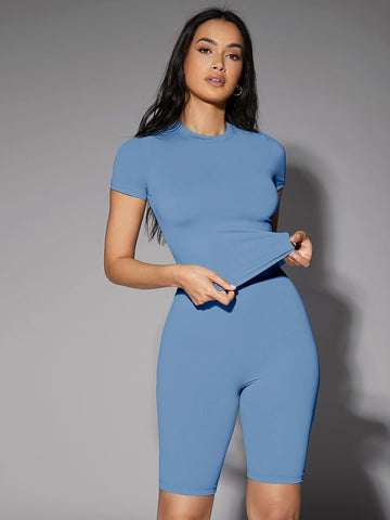 Silquee Solid Fitted Tee