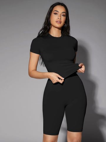 Silquee Solid Fitted Tee