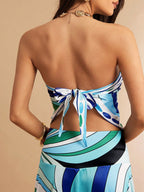 This Brightly Colored Bohemian-Style Printed Vest shein