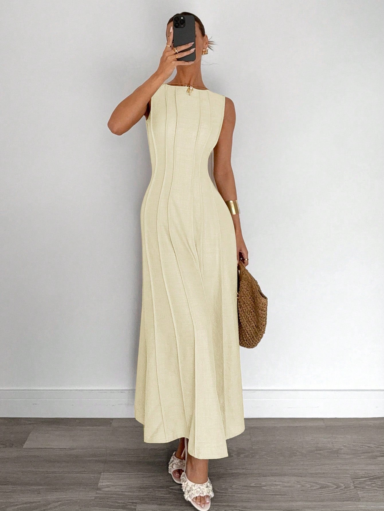 Siren Gaze Women's Elegant Maxi Dress shein