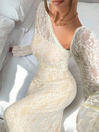 Women's Black Mesh Bodycon Dress shein