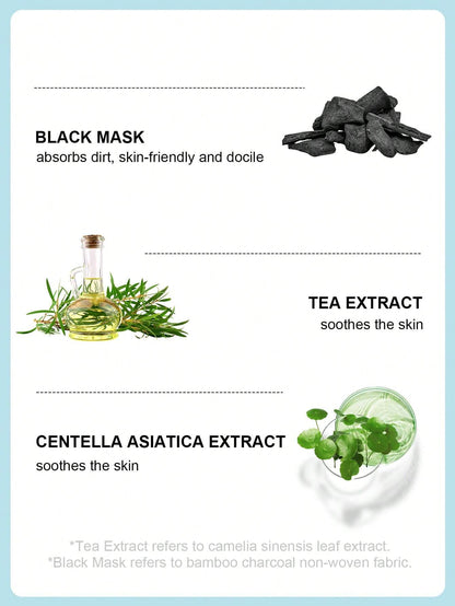 SlowSunday Deep cleansing , Moisturizing Charcoal Bubbling Mask SHEGLAM