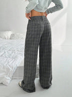 Women's Minimalist Elegant Commuter High-End Versatile Pants shein