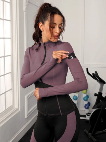 Sport Two Tone & Insert Zip Up Sports Set