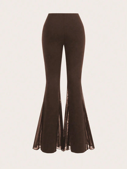 Women's Solid Color Flared Pants