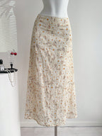 Women's New Elegant Simple Refreshing Vacation Style A-Line Skirt shein