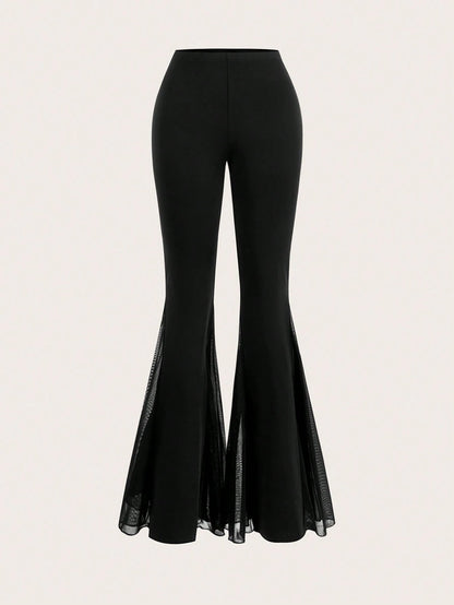 Women's Solid Color Flared Pants