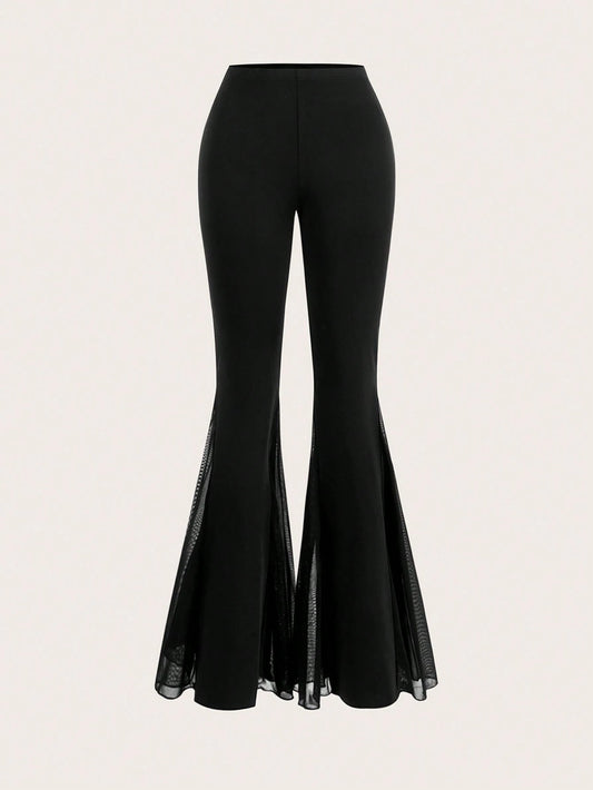Women's Solid Color Flared Pants