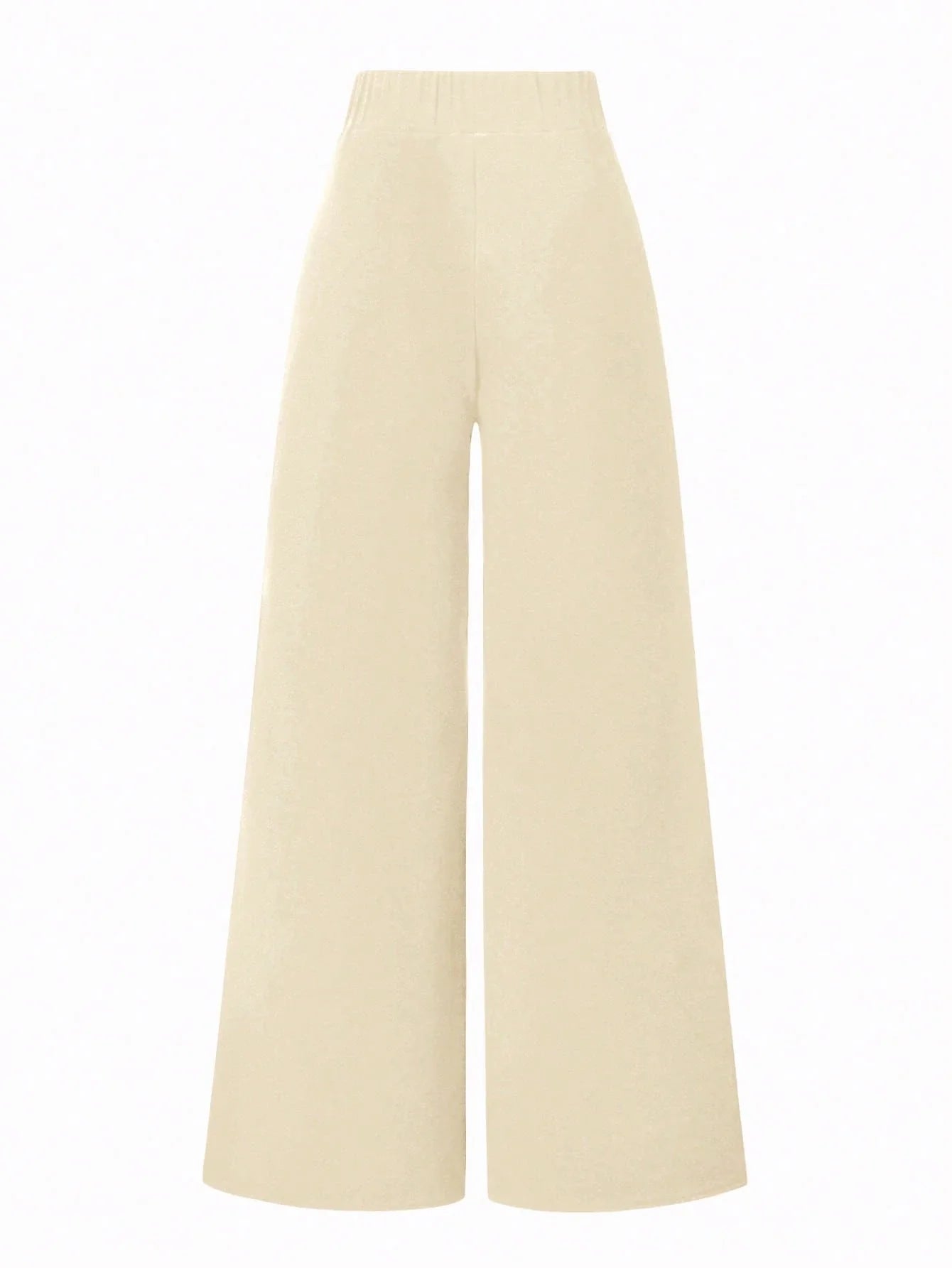 Solid Color Straight Leg Casual Versatile Business Commute Pants shein