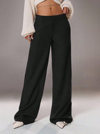 Women's Minimalist Elegant Commuter High-End Versatile Pants shein