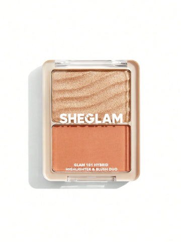 GLAM 101 HYBRID HIGHLIGHTER & BLUSH DUO SHEGLAM