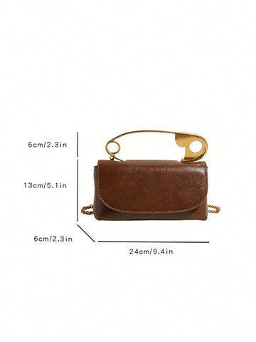 Personalized Brooch Handbag