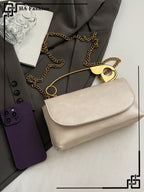 Personalized Brooch Handbag shein