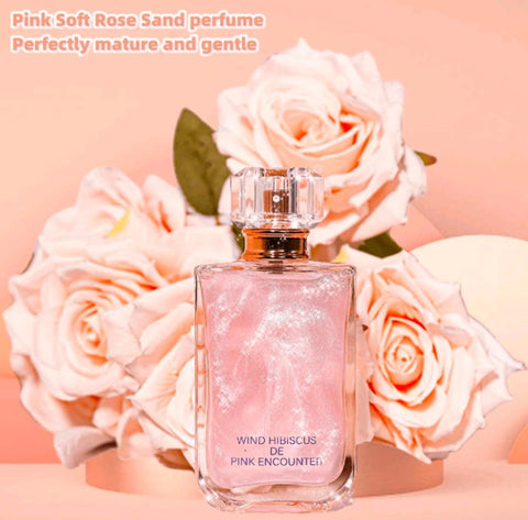 50Ml Pink Tender Rose Sands Perfume Lasting Fragrance Grapefruit Fresh Makes People Feel Light, Cheerful, Elegant, Jasmine Warm, More Luxurious Mature, Gentle, Elegant, Sweet And Luxury Perfume Gift Creative shein