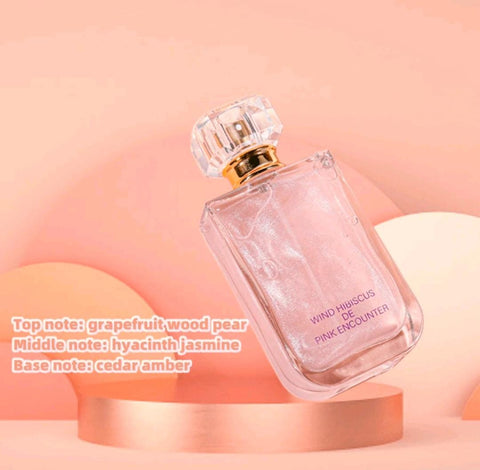 50Ml Pink Tender Rose Sands Perfume Lasting Fragrance Grapefruit Fresh Makes People Feel Light, Cheerful, Elegant, Jasmine Warm, More Luxurious Mature, Gentle, Elegant, Sweet And Luxury Perfume Gift Creative shein