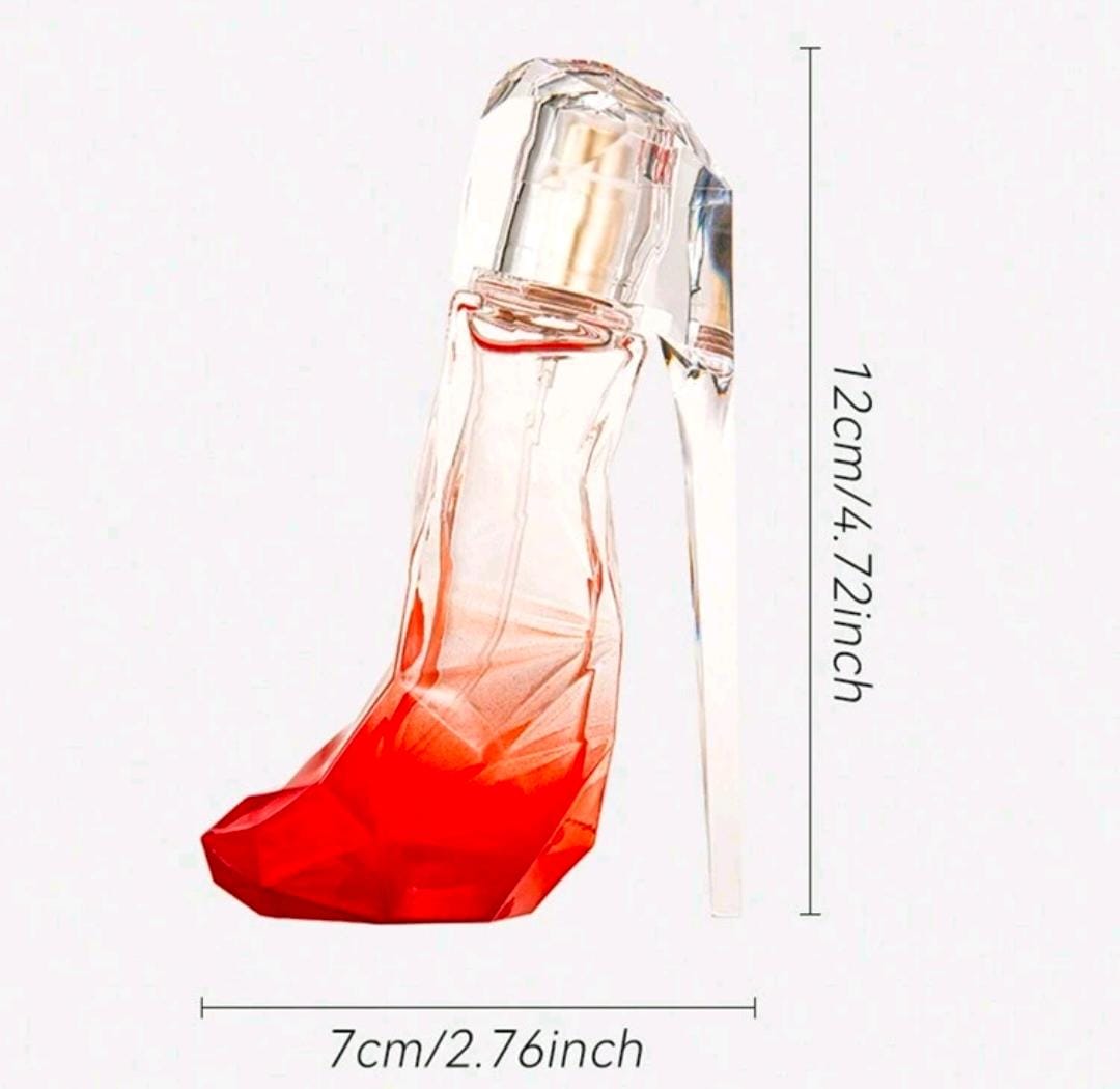 1 Piece Women's Crystal Shoes Eau De Parfum, Floral Notes, Lemon, Pear Blossom, Rose, Musk Scent, Long Lasting And Fresh Perfume, Suitable For Mother's Day Gift, Holiday Gift For Her (50ml1.7fl.Oz) shein