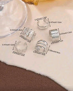 5pcs/Set Gold Advanced Bridal Clip Earrings shein