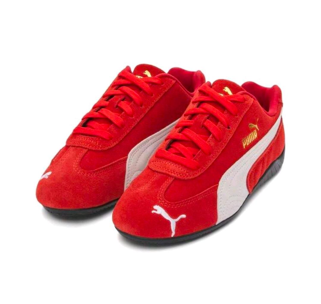 PUMA Speedcat Series Genuine Split Leather Comfortable Versatile Thin Sole Low-Top Casual Shoes shein