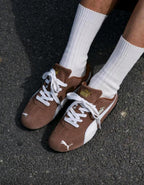 PUMA Speedcat Series Genuine Split Leather Comfortable Versatile Thin Sole Low-Top Casual Shoes shein
