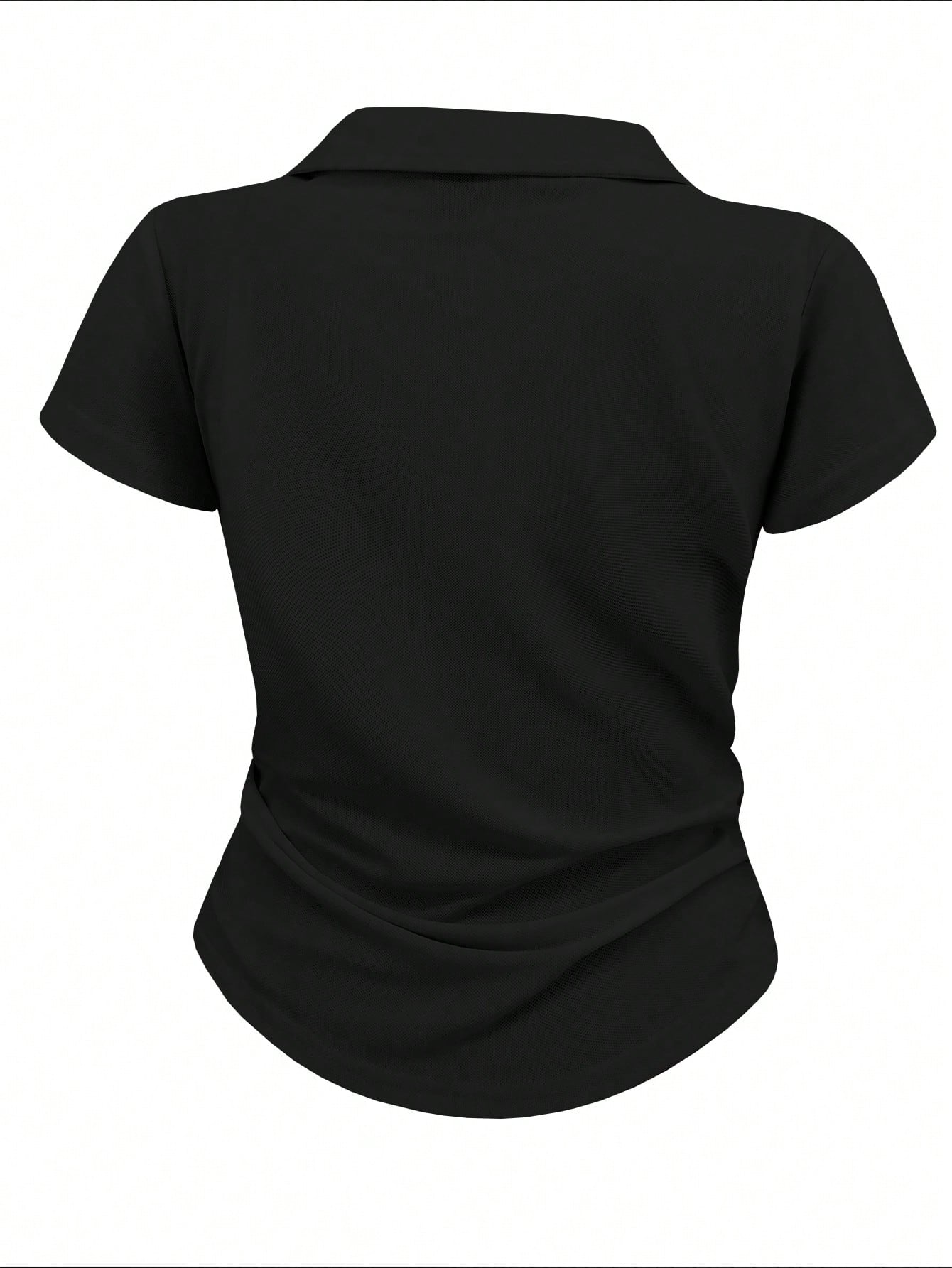 Women's Casual Color Block Ruched T-Shirt